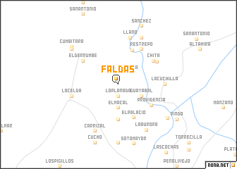 map of Faldas