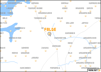 map of Falde