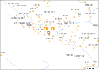 map of Fāleh