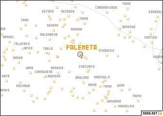 map of Falemeta