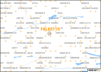map of Falentyn