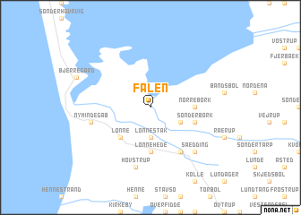 map of Falen