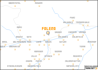map of Falera