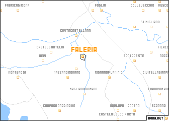 map of Faleria