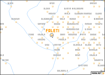 map of Faleti