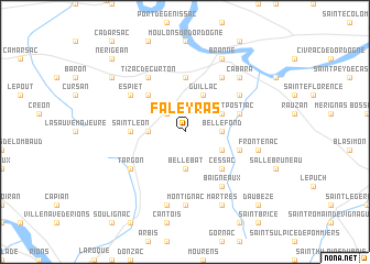 map of Faleyras