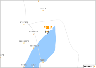 map of Falé