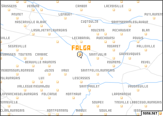 map of Falga