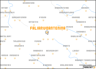 map of Faliarivo-Antenina