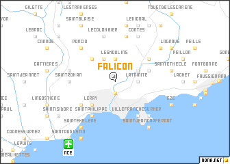 map of Falicon