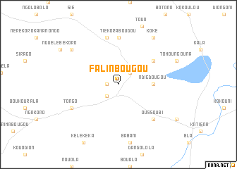 map of Falinbougou