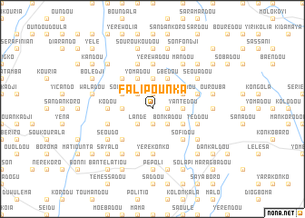 map of Falipounka