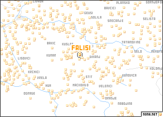 map of Fališi