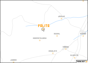 map of Falītā