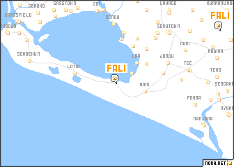 map of Fali