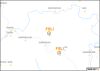 map of Fali