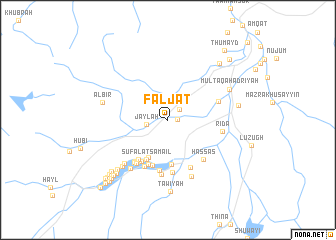 map of Faljāt