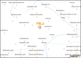 map of Falj