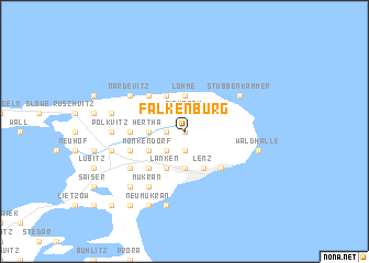 map of Falkenburg