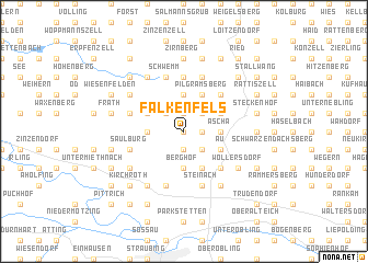 map of Falkenfels