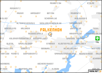 map of Falkenhöh