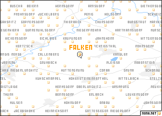 map of Falken