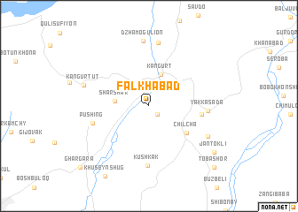 map of Falkhabad