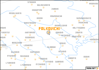 map of Fal\