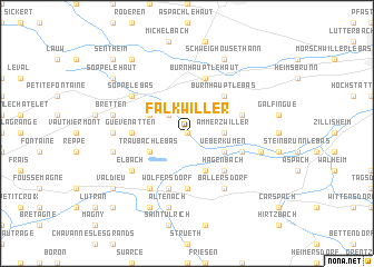 map of Falkwiller