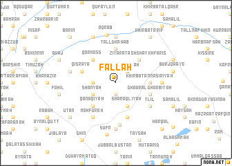 map of Fallāḩ