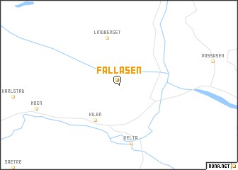 map of Fallåsen