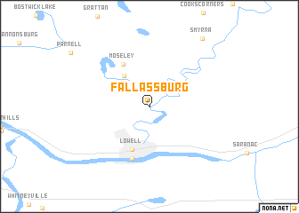 map of Fallassburg