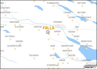 map of Falla