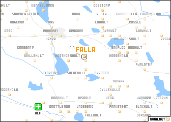 map of Falla