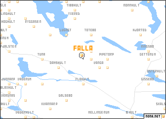 map of Falla
