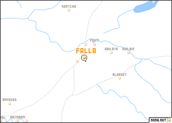 map of Falla