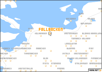 map of Fallbacken