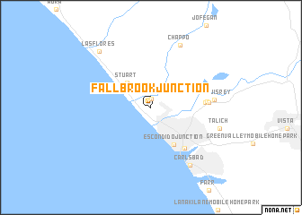 map of Fallbrook Junction