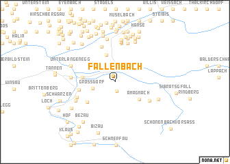 map of Fallenbach