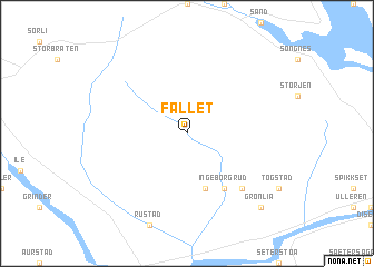 map of Fallet