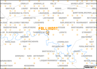 map of Fallimont