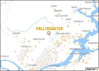 map of Falling Water