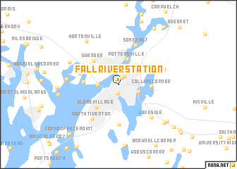 map of Fall River Station