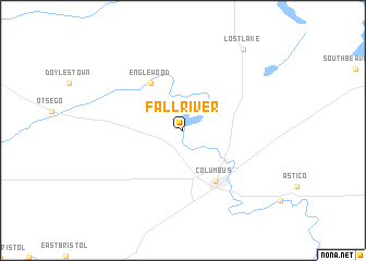 map of Fall River