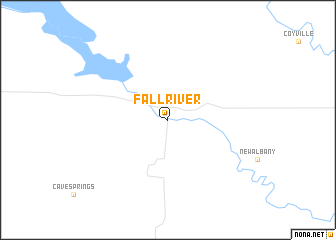 map of Fall River