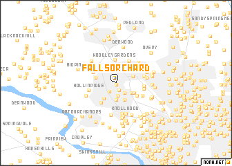 map of Falls Orchard