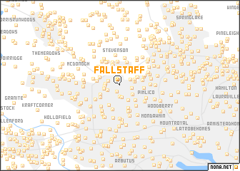 map of Fallstaff