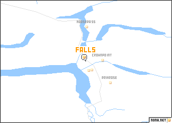 map of Falls