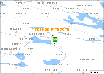 map of Falmarksforsen