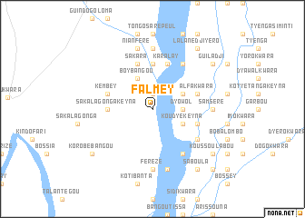 map of Falmey